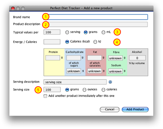 problems registring perfect diet tracker software