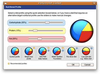 Set your target nutritional profile (Linux / Mint / Ubuntu)