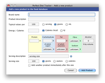 Add a new product to the database, quick and easy using forms the adapt to your location. (Global)